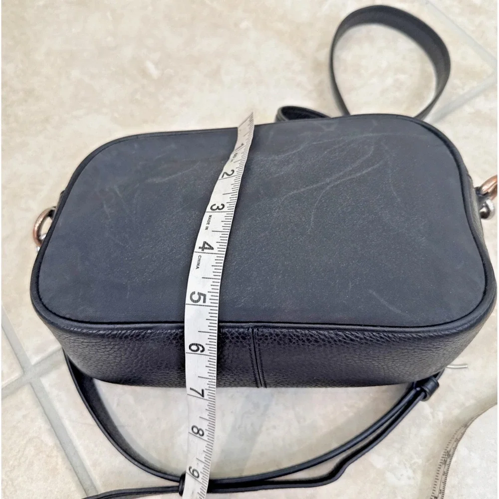 Coach Court Crossbody Camera Bag Nylon & Refined‎ Pebbled Leather C5050 Purse